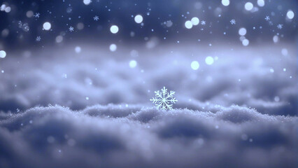 Fototapeta na wymiar Christmas background with snowflakes.