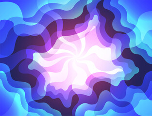 vector modern gradient halo freeform overlapped background for brochure banner and publication.