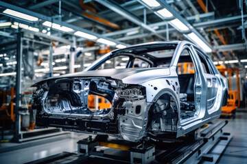 Automated assembly line for robot manipulators for the production of high-tech electric vehicles running on clean energy. 