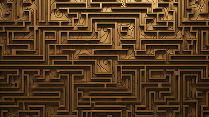 texture background maze, labyrinth abstract puzzle game map, ornament