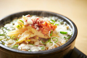 Bean sprout soup with pollack