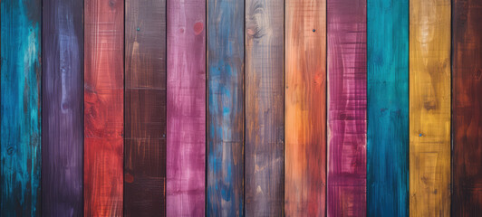 colorful wooden background