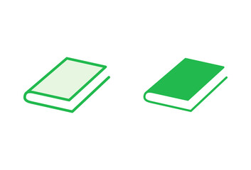 Obraz na płótnie Canvas Book icon set. open book icon vector. ebook icon