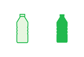 Bottle icon set. bottle vector icon