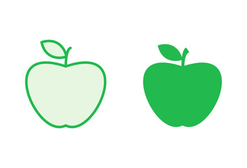 Apple icon set. Apple vector icon. apple symbols for your web design.