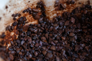 brewing coffee with the v60 method 
