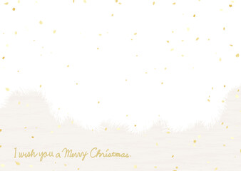 白いファーのようなベクター背景イラスト