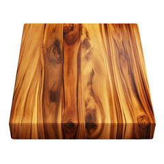 Acacia wood table, PNG file, Transparent Background
