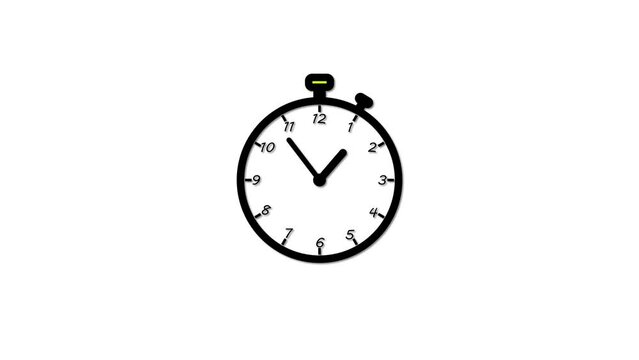 alarm clock with golden bells going off and ringing.
