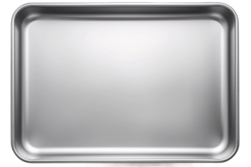 Aluminum baking sheet, PNG file, Transparent Background
