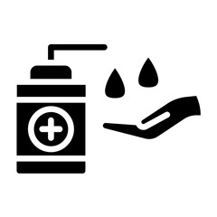 Disinfectant Icon Style