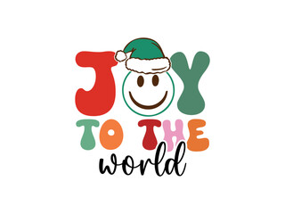 Merry Christmas Groovy design