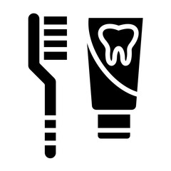 Toothpaste Icon Style