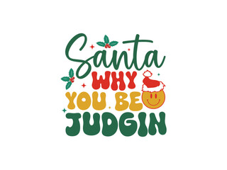 Merry Christmas Groovy design