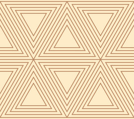 Abstract seamless pattern geometric lines triangel shape