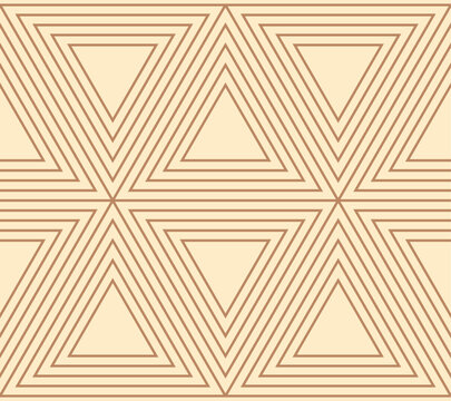 Abstract seamless pattern geometric lines triangel shape