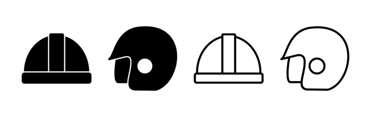 Helmet icon vector. safety helmet icon