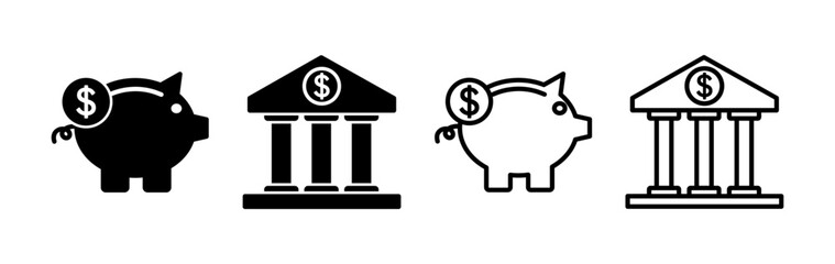 Bank icon vector. bank icon symbol