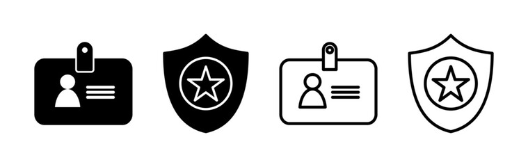 Badge icon vector. badge label icon. Stamp Icon Vector