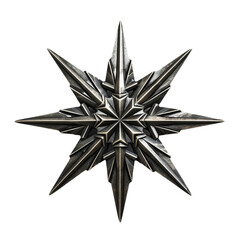 Obraz premium Ninja star, PNG file, Transparent Background 