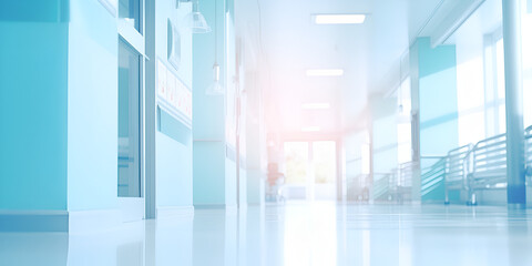 White blur abstract background from building hallway,Abstract blur hospital corridor defocused medical background.Hospital Floor Office Background Images,building