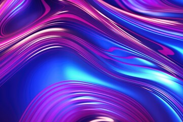 Obraz premium Futuristic metal streaks