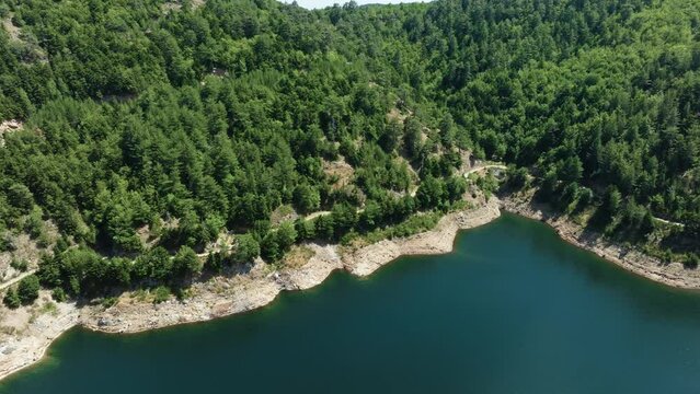 Menta dam in the mountain of Calabria, Italy