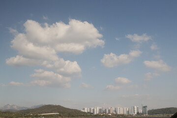 South Korea, Korea, Seoul, view from the Han River Riverside