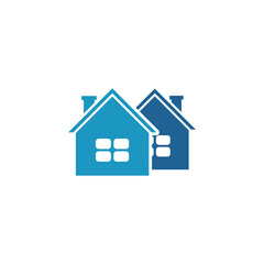 Fototapeta na wymiar House logo icon isolated on transparent background