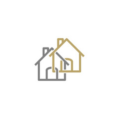 House logo icon isolated on transparent background