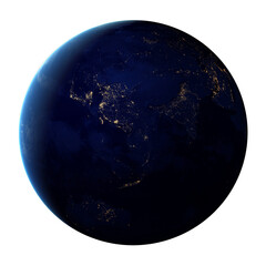 Planet earth from the space. Some elements of this image furnished by NASA