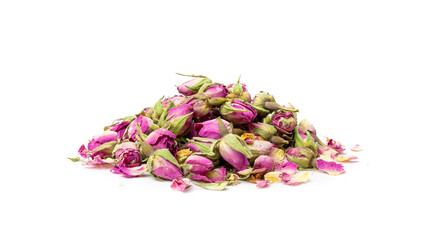 Dry Rose Buds, Roses Petals for Pink Flower Tea, Dried Persian Rosebuds, Rose Buds Textured Flowers