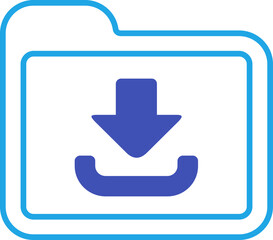 Download From FTP Icon Thick Stroke Outline