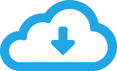 Obraz premium Download Icon From Cloud