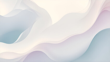 Simple modern abstract design, A beautiful, soft off-white element twisting and flowing on a beige background. This versatile design could be used for a variety of purposes