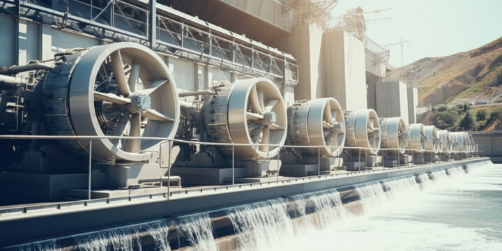 A picture of a large machine sitting on top of a body of water. This image can be used to depict industrial operations, engineering, or transportation on water