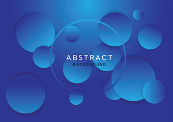 Abstract Gradient Background, 3D Circle Element.
