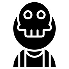 Vector Icon Skull, Character, Cultures, Bones, Design, Avatar