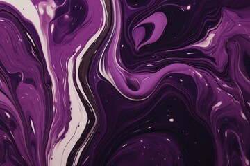 a liquid purple marble background. Generative AI