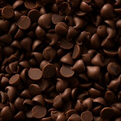 A Detailed Look at Choco Chips. seamless picture