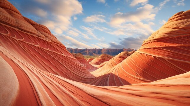The swirling patterns of clouds above a vast canyon carved by eons of erosion.