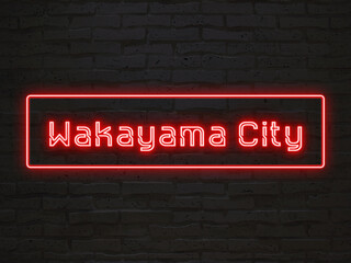 Wakayama City のネオン文字