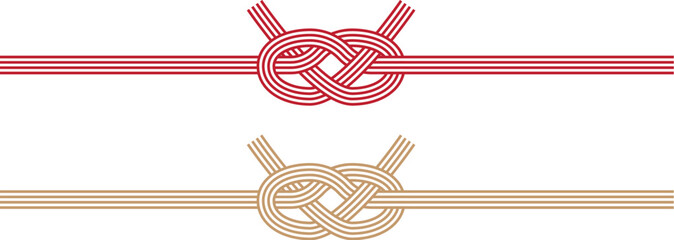 水引セット　年賀素材　和柄　ご祝儀