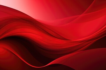 unusual red background of smooth and fluid shapes