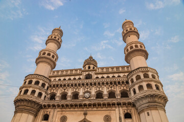 Obraz premium Charminar the iconing building, Is listed among the most recognized love structures in India, Built in 1591, Hyderabad.