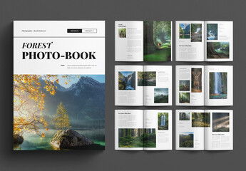 Forest Photobook Layout