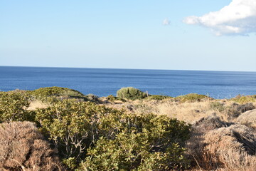 Crete summer 2023 Coast at sunrise