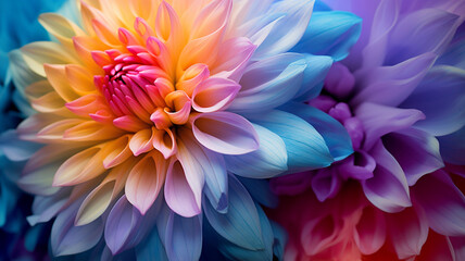 beautiful chrysanthemum flower in the garden