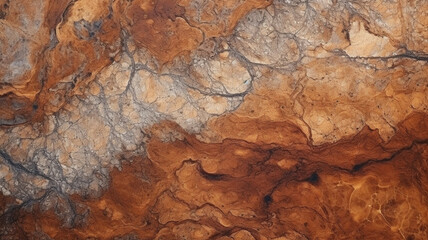 aerial view of the beautiful canyon, brown background