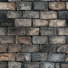 Pavers close up photograph. seamless picture